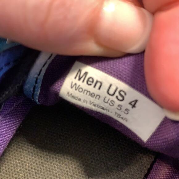 Vans Cosmic Galaxy Space Lace-up Canvas Black/Blue Lo Pro Tennis Shoes - Picture 7 of 8